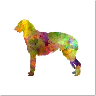 Deerhound  in watercolor Posters and Art